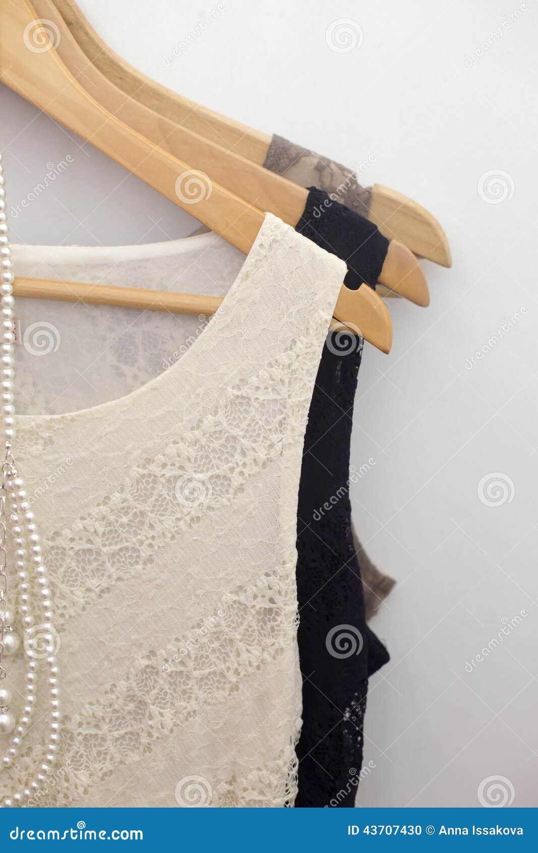Dresses in the store stock photo. Image of buyer, clothing 43707430