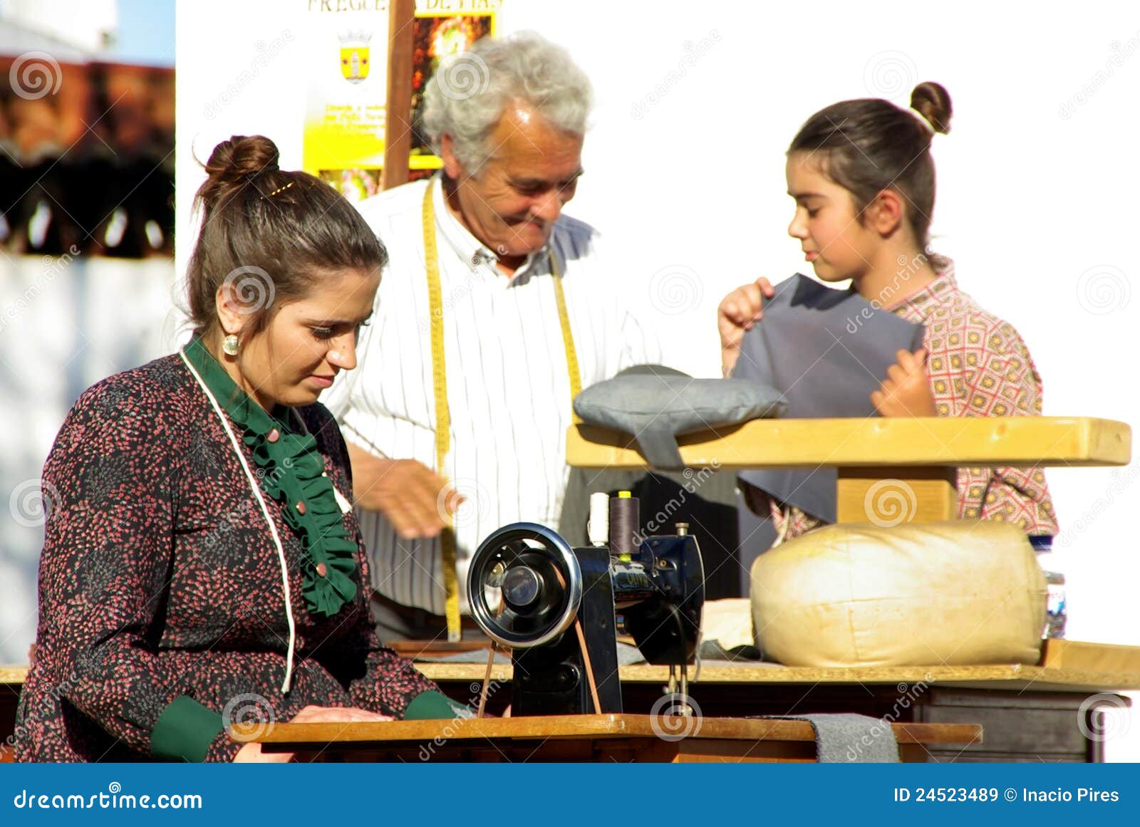 Dressmaker and Tailor Working Editorial Stock Image Image of adult