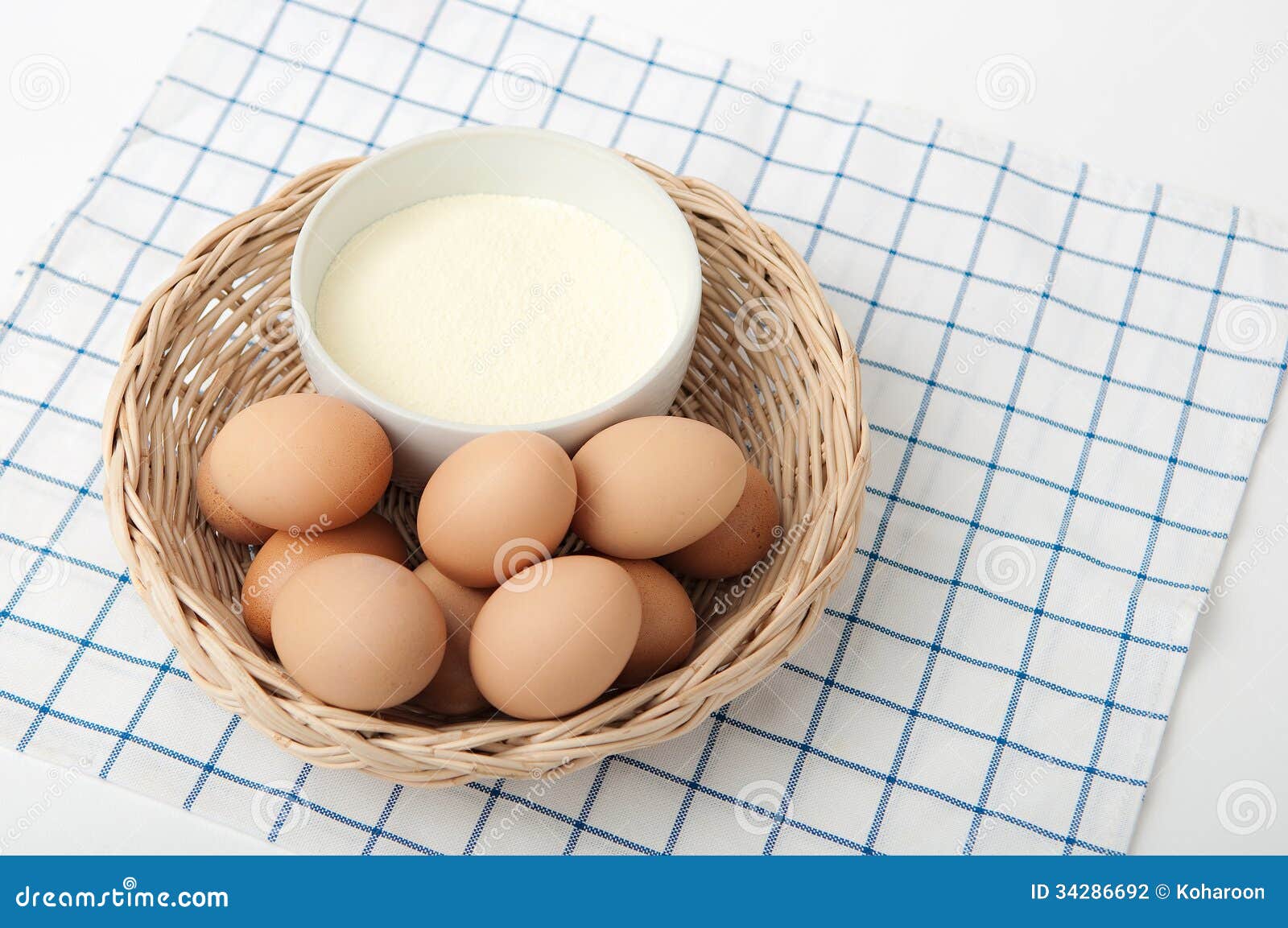Dried Albumin and Eggs in the Basket01 Stock Photo Image of chickens
