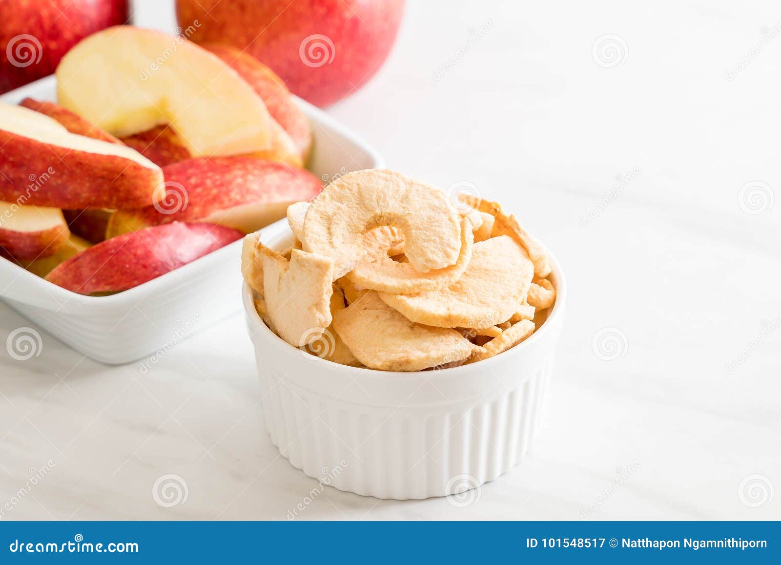 Dried apple chips stock image. Image of diet, nutrition 101548517