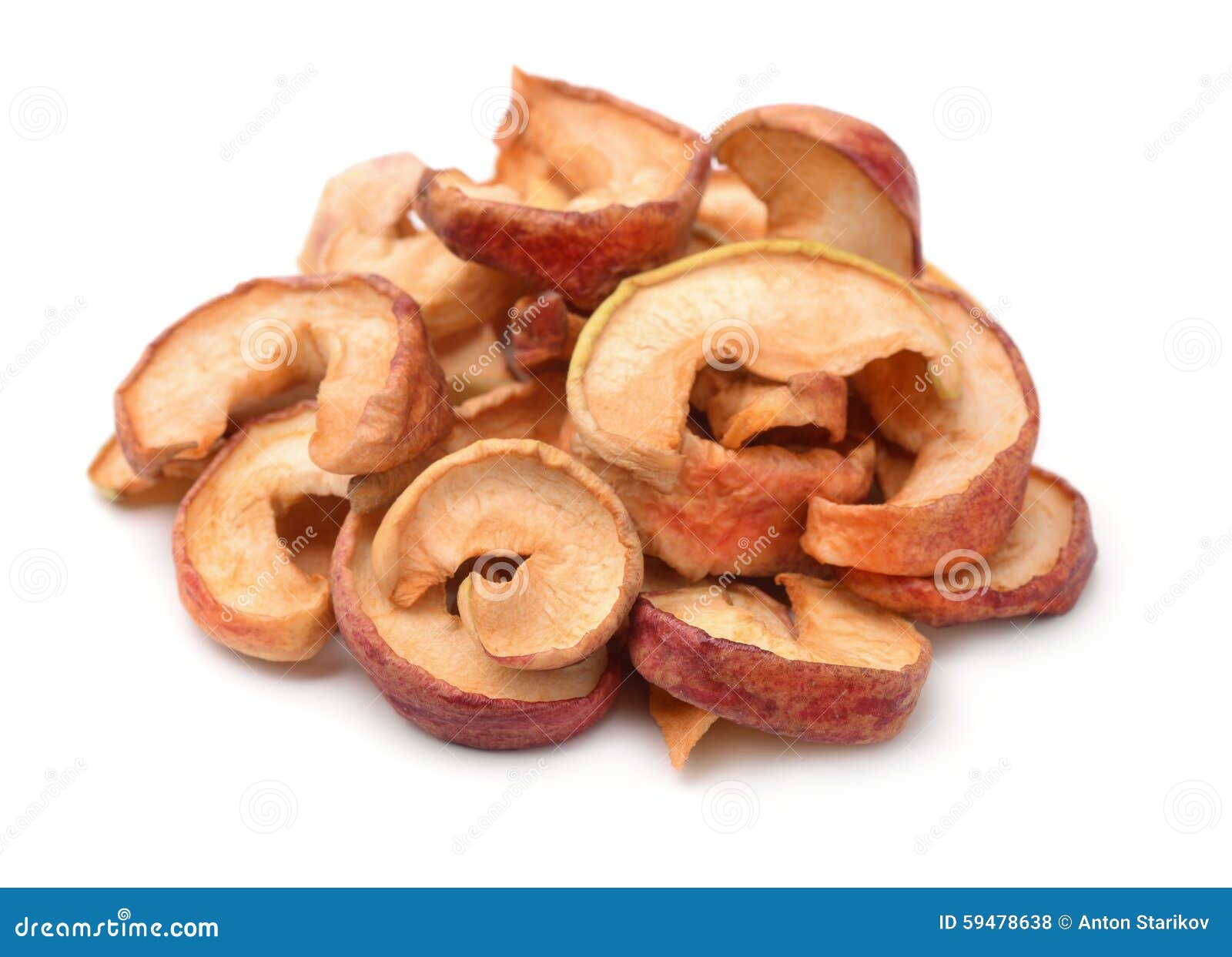 Dried apple chips stock photo. Image of organic, dessert 59478638