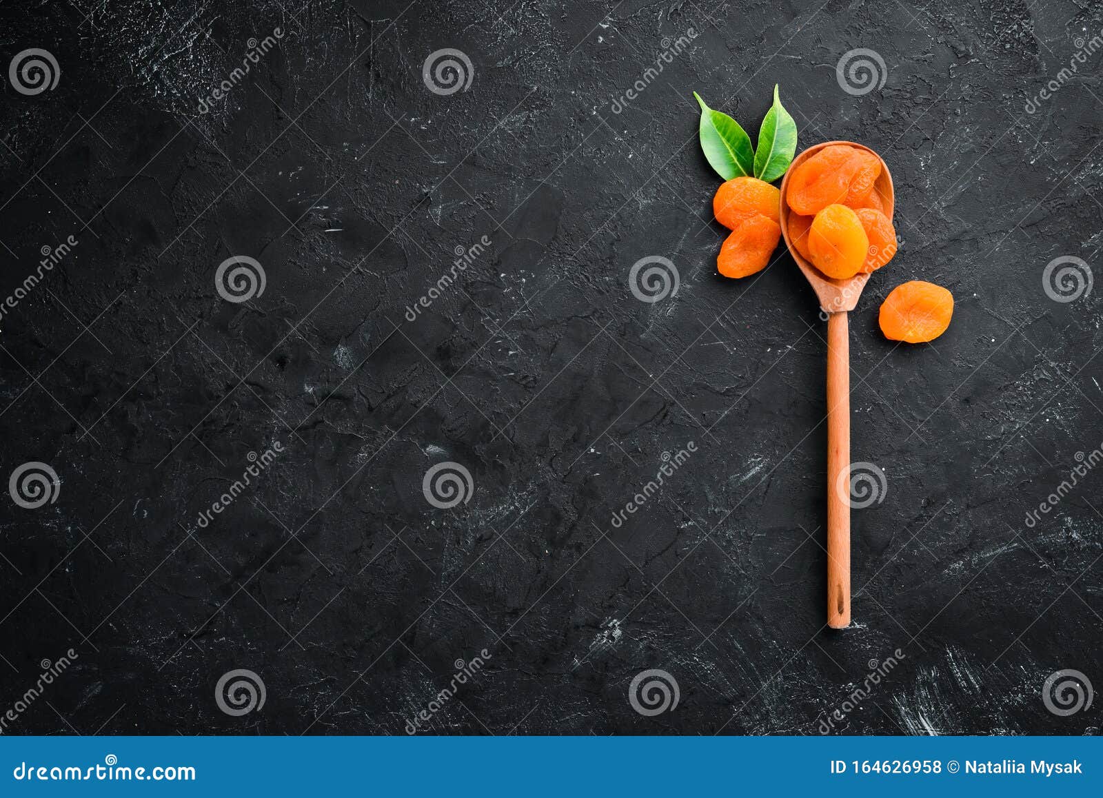 Dried Apricots on a Black Background. Dried Fruit Stock Photo Image of color, fresh 164626958