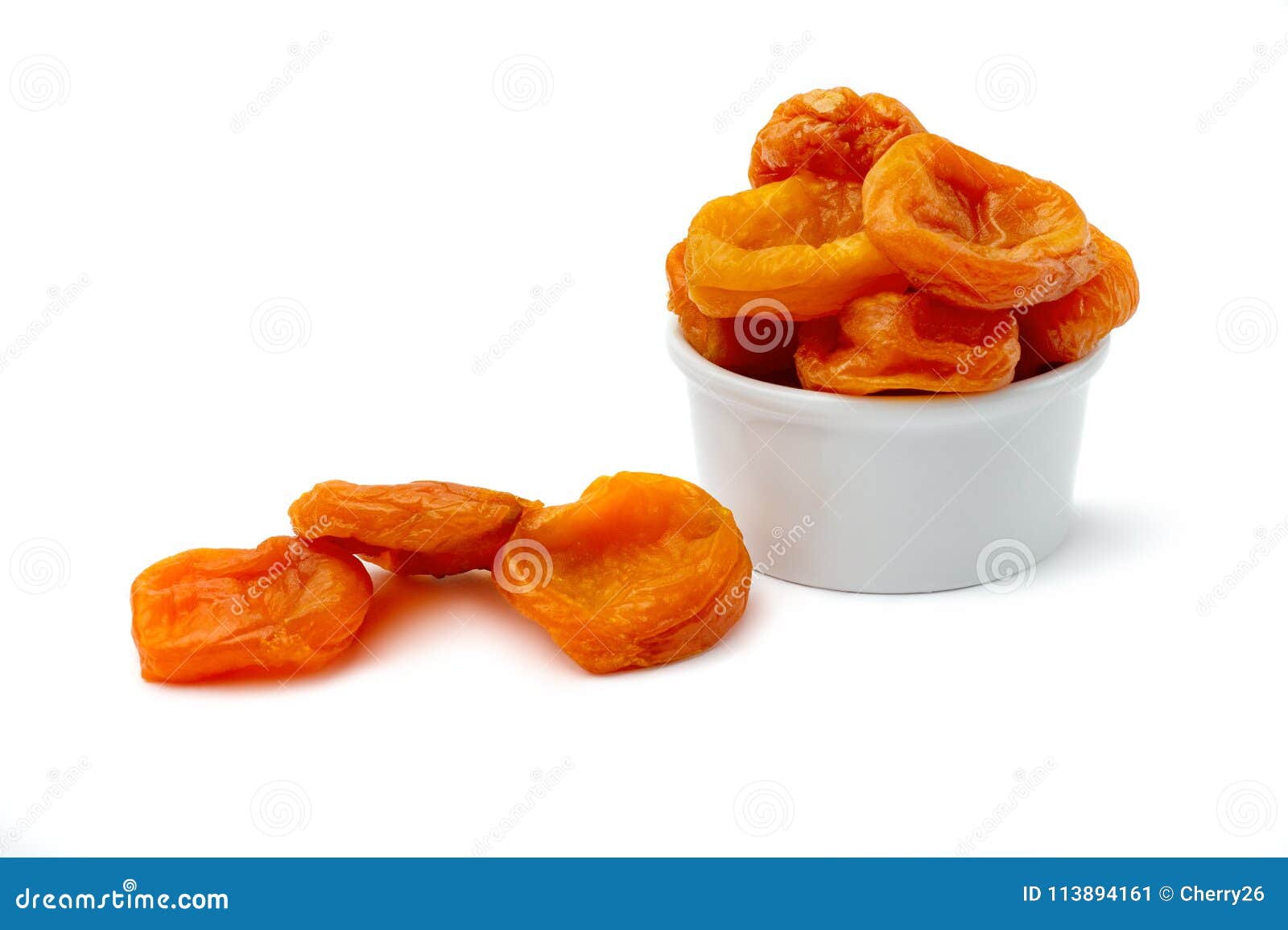 Dried apricots in cup stock image. Image of central 113894161