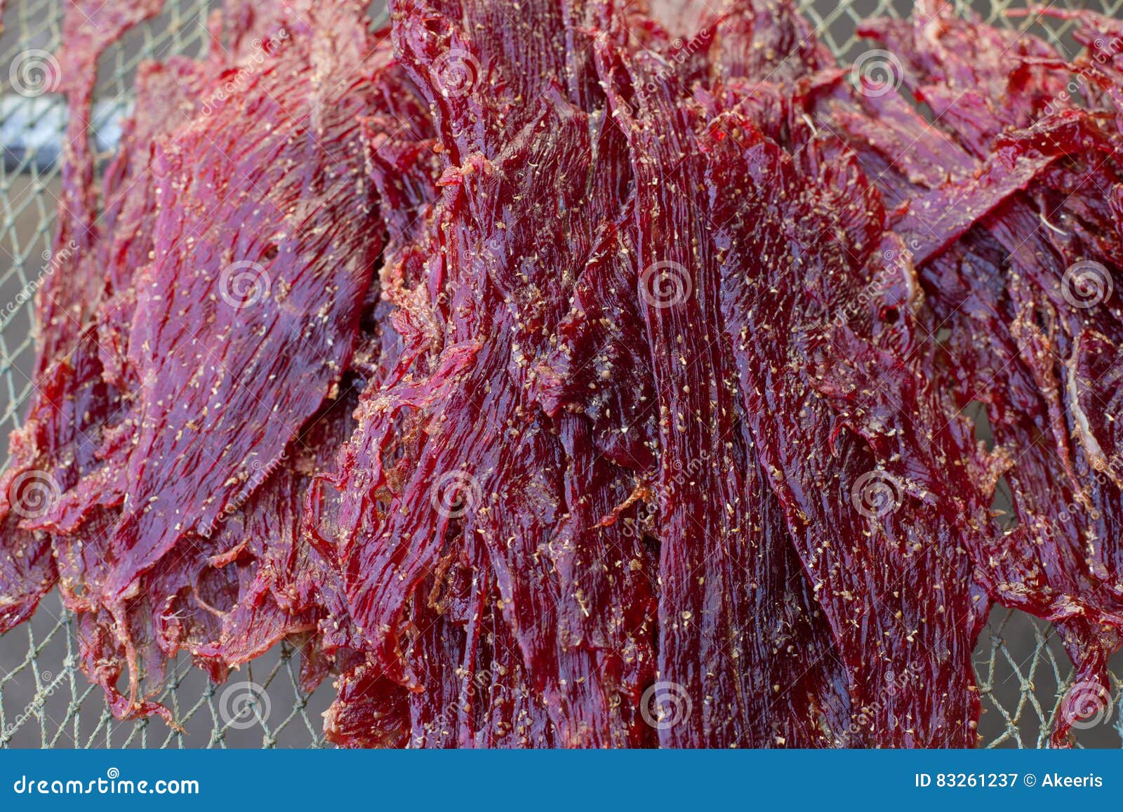 Dried beef stock image. Image of pork, dried, sunny, preserve - 83261237