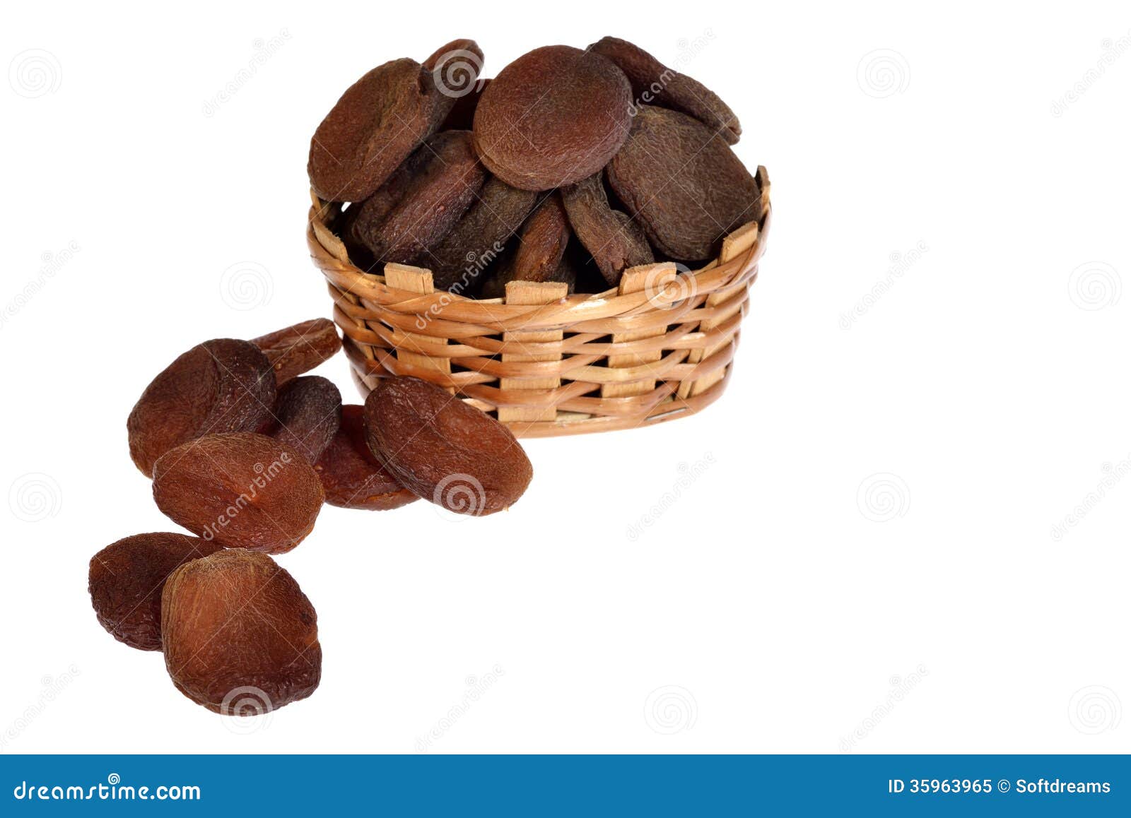 Dried Black Apricots on Box Stock Image Image of apricot, bowl 35963965