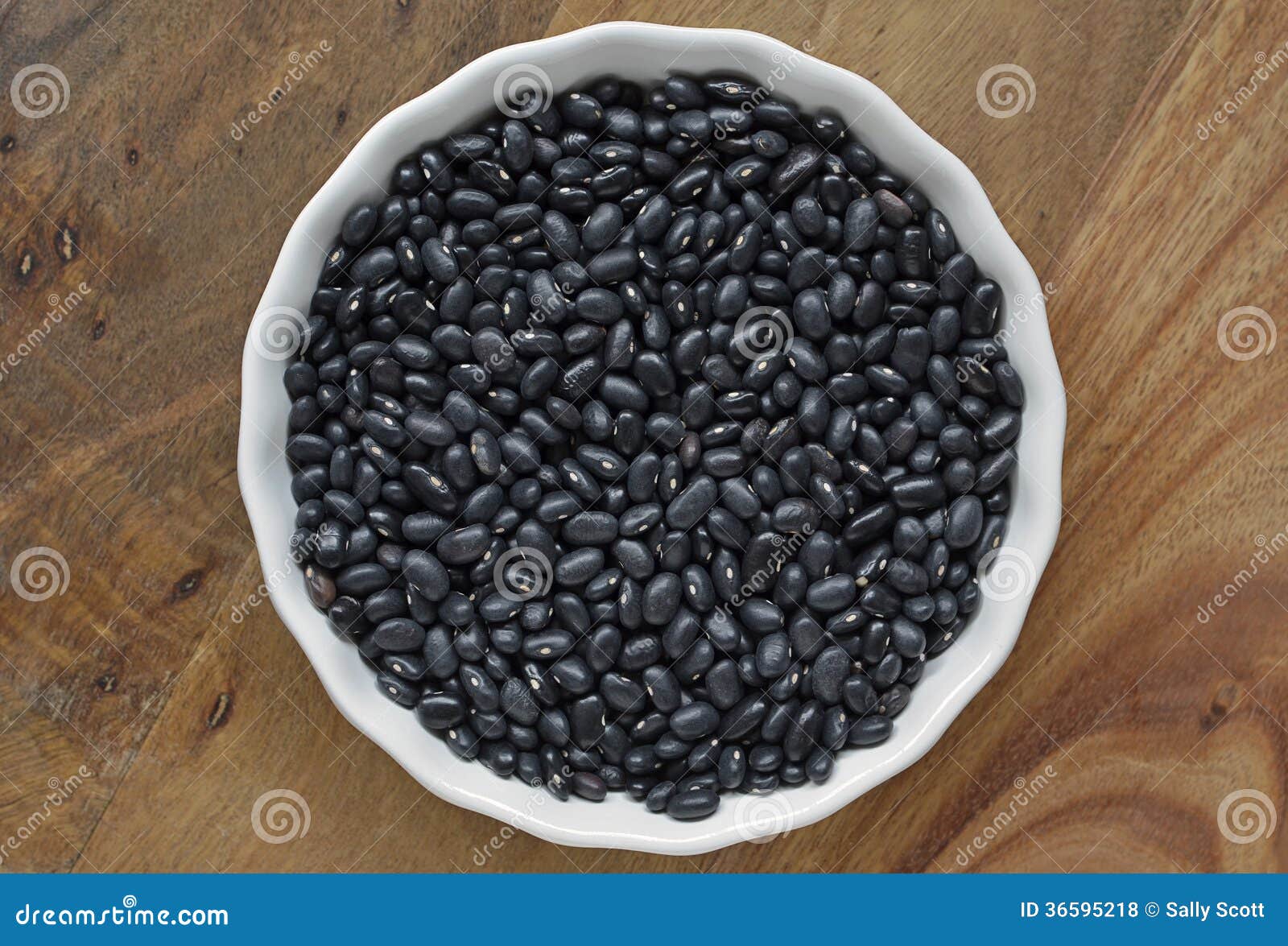 Dried Black Beans stock photo. Image of cutting, black 36595218