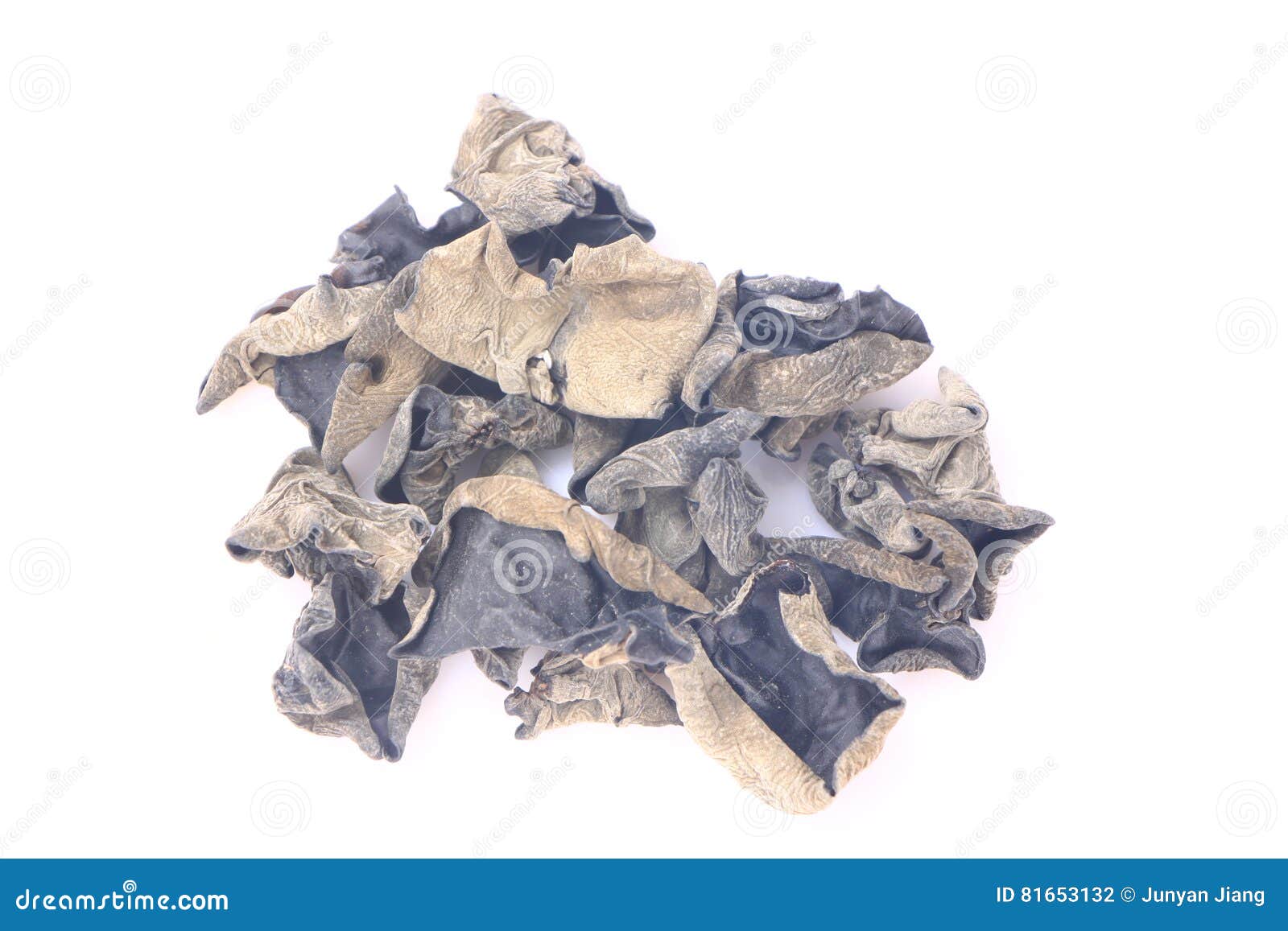 dried black fungus or auricularia polytricha