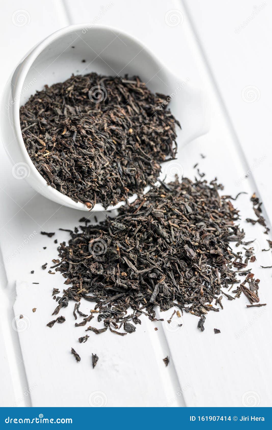 Dried black tea leaves stock photo. Image of crop, food 161907414