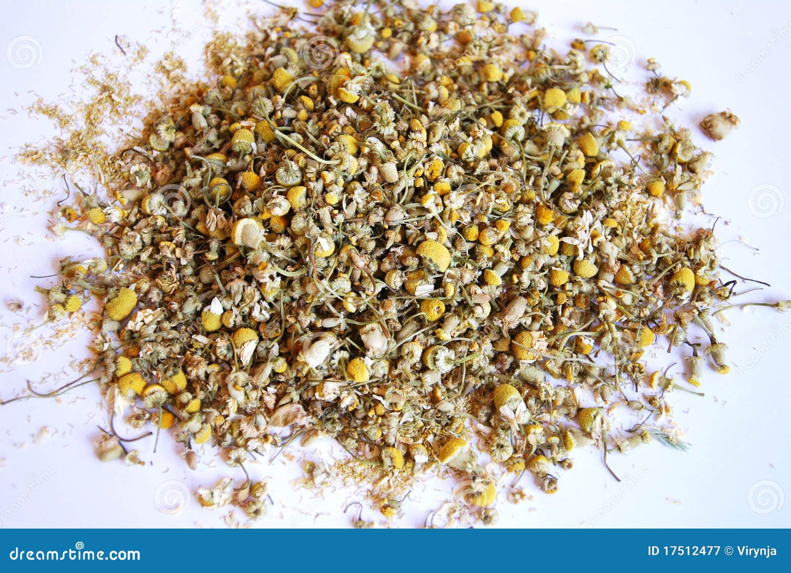 Dried Chamomile stock image. Image of leaf, daisy, flower 17512477