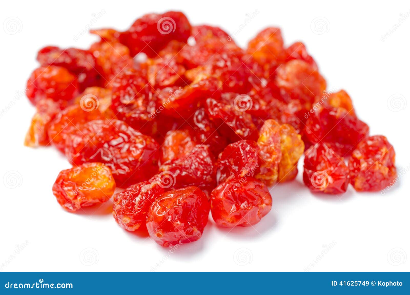 Dried Cherries Tomatoes Candied Fruit Stock Image Image of cherry