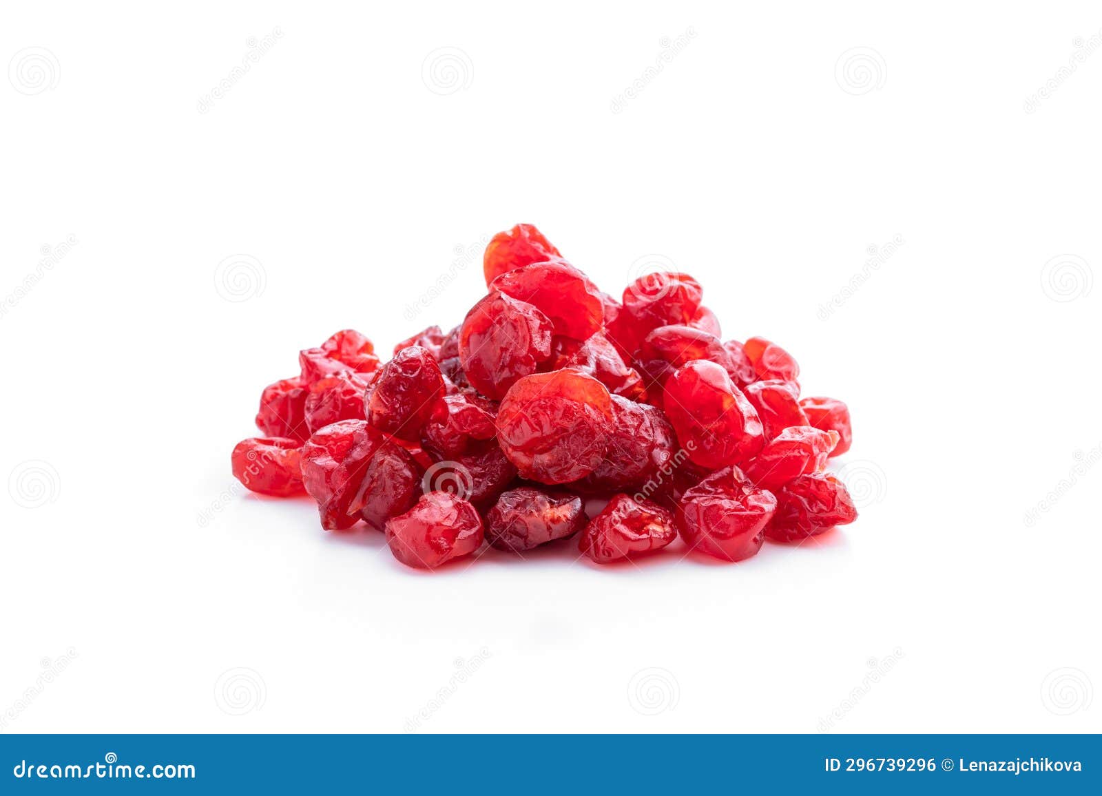 Dried Cherry Fruit Isolated on White Background Stock Photo Image of