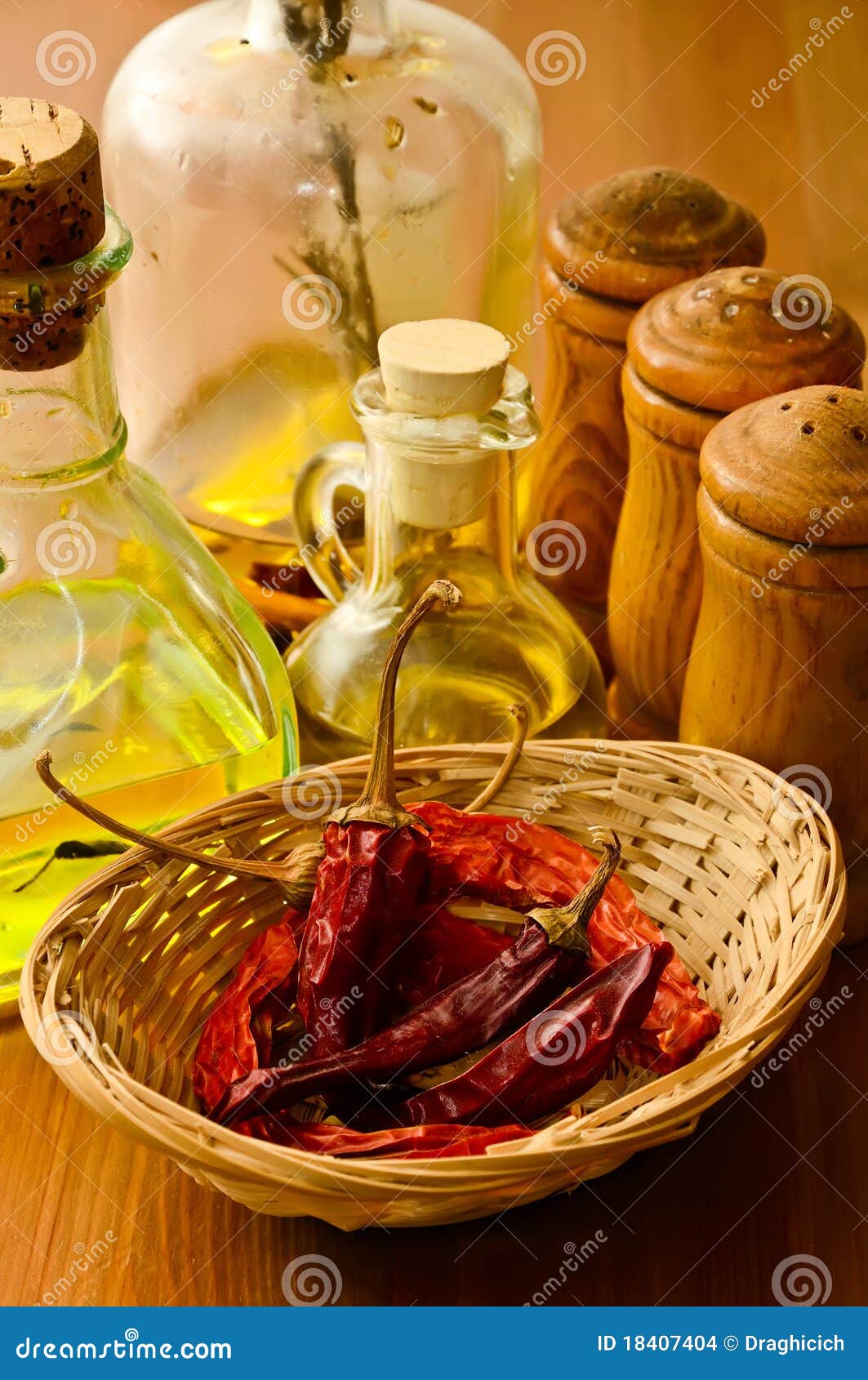 Dried chili peppers stock photo. Image of tasty, aroma 18407404