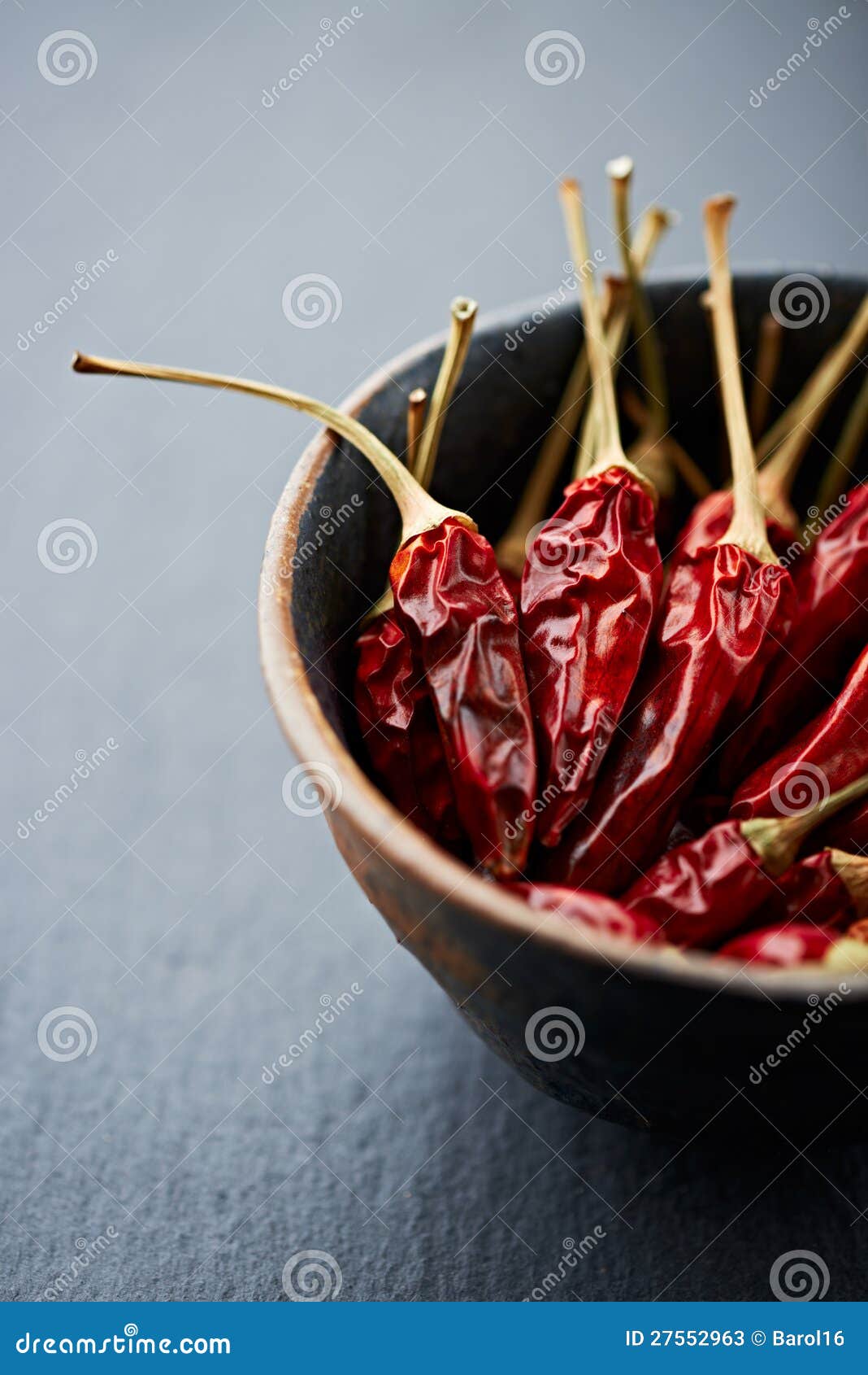 Dried Chili Peppers stock image. Image of chili, black 27552963