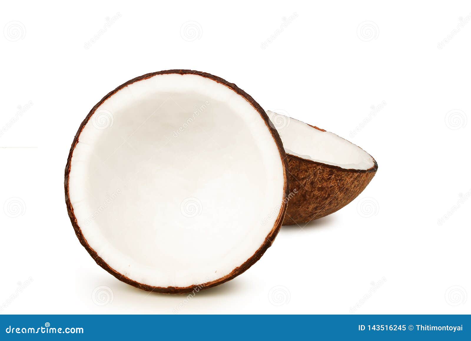 Dried Coconut.with Clipping Path. Stock Image Image of background, healthy 143516245