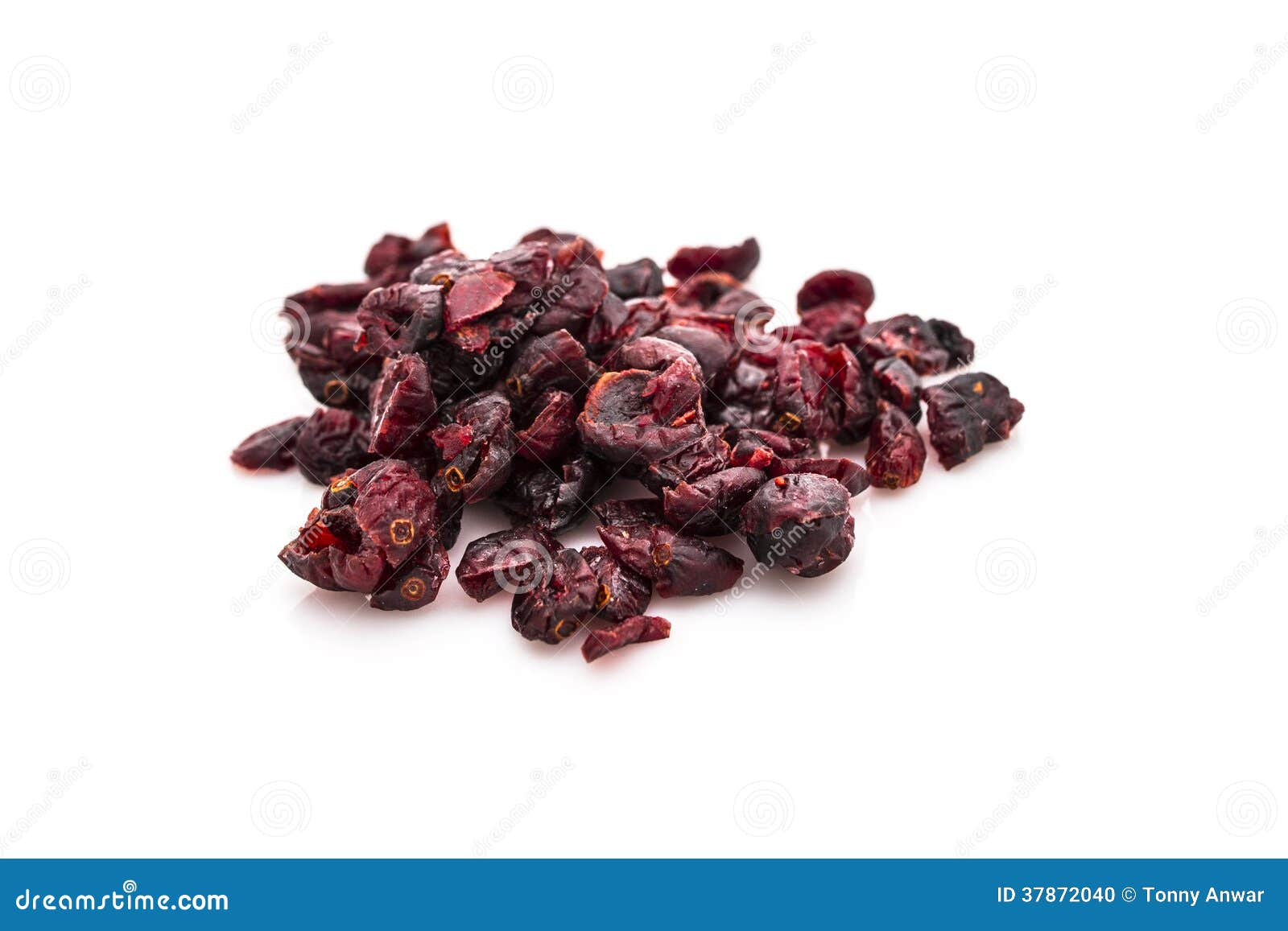 Dried Cranberries stock photo. Image of cranberry, isolated 37872040