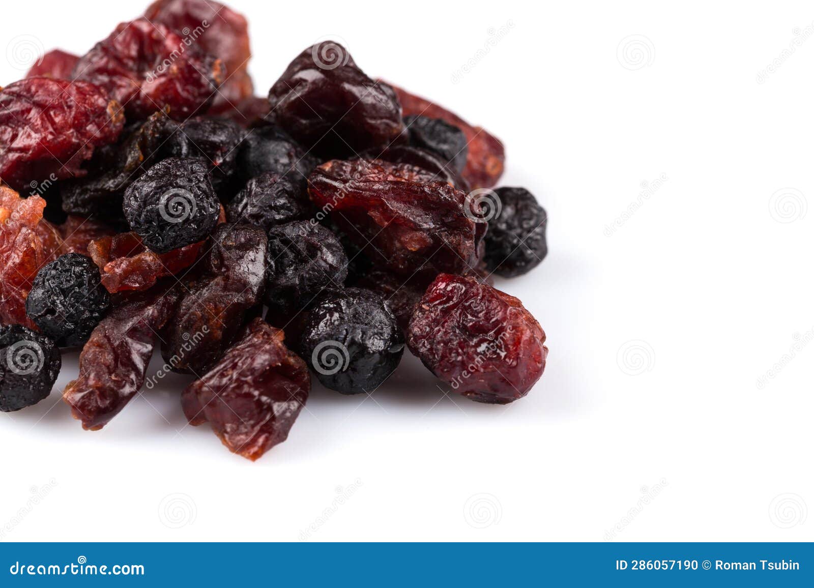 Dried Cranberries, Cherries and Blueberries Stock Photo Image of