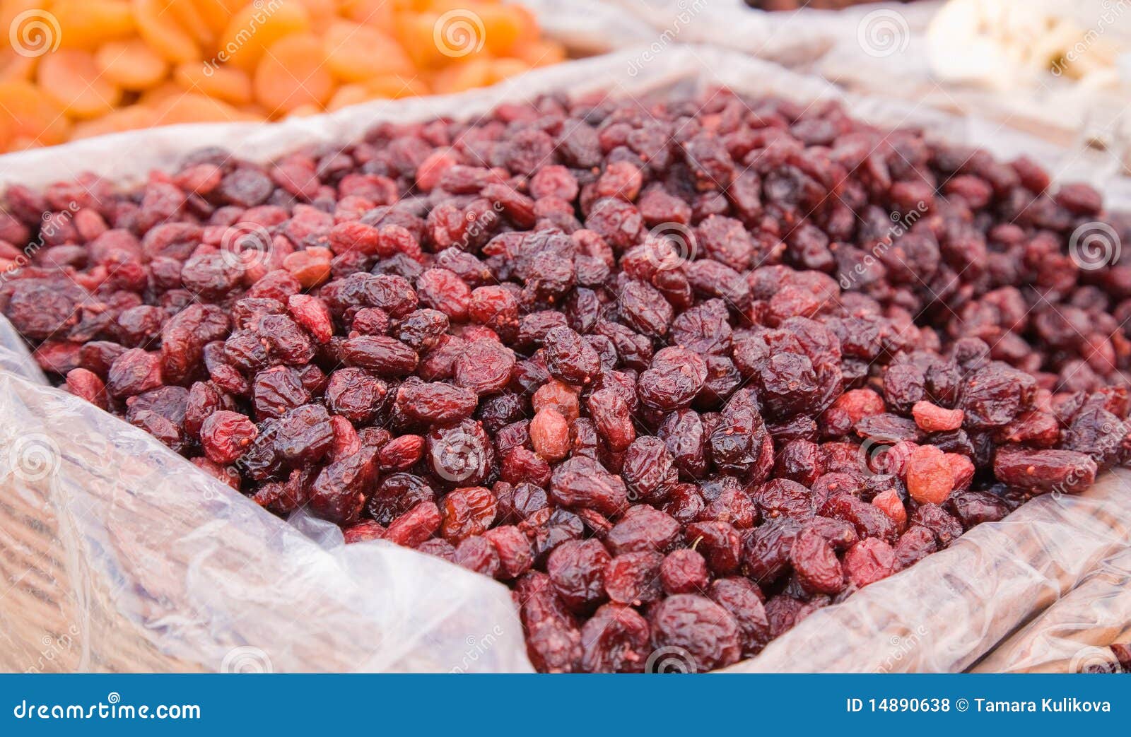 Dried cranberry for sale stock photo. Image of orange 14890638