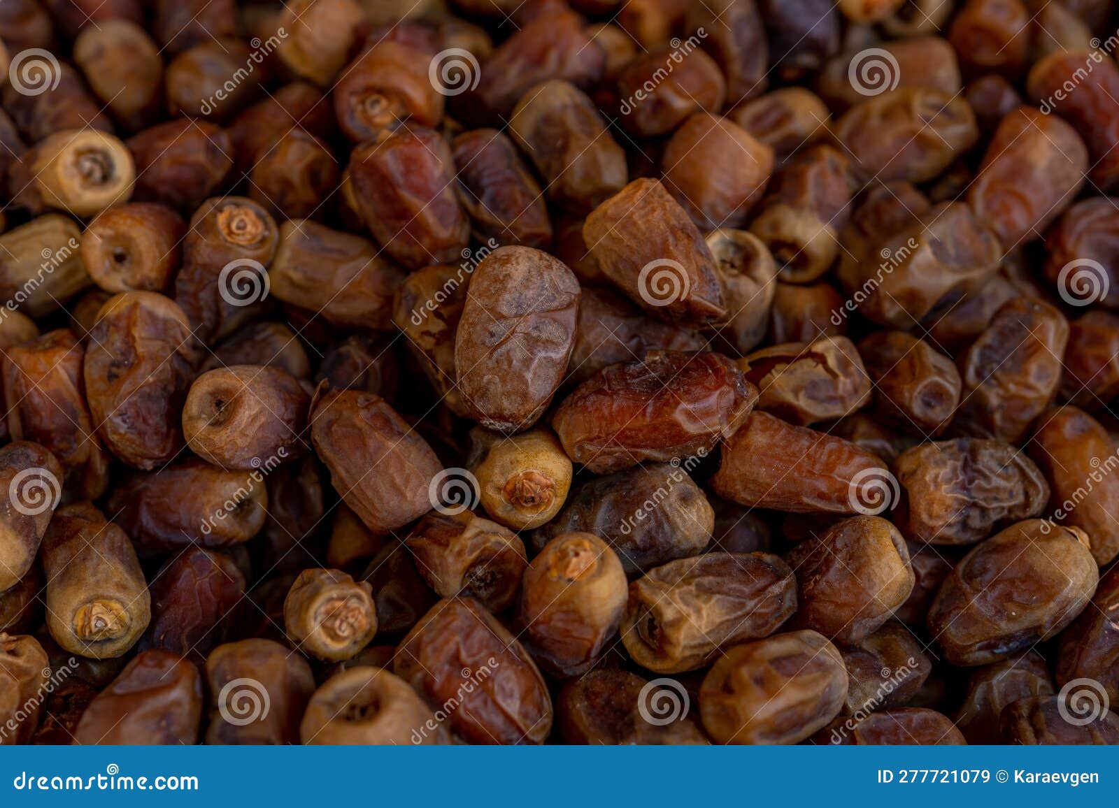 Dried Dates Fruit on Street Market in Egypt Stock Image Image of