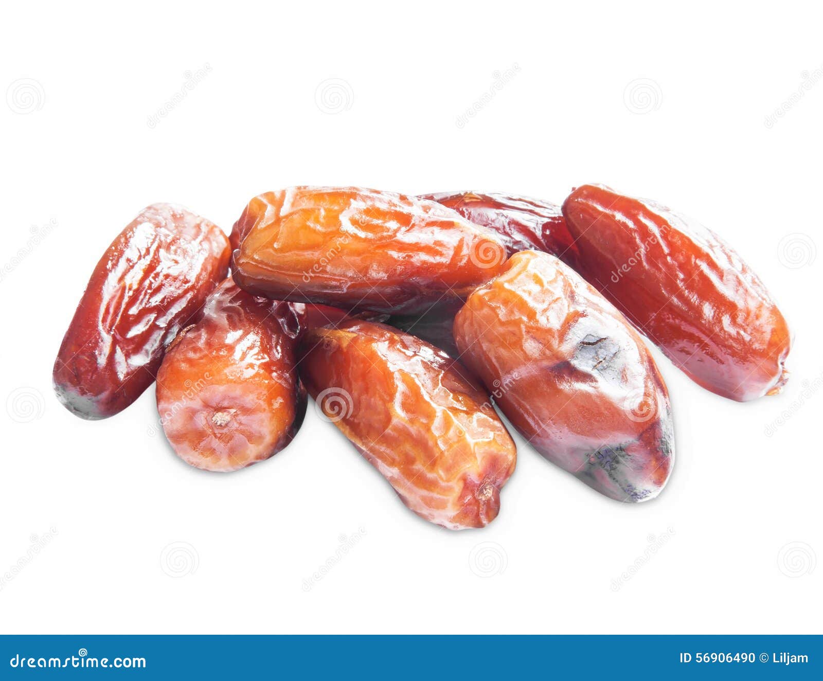 Dried Dates Isolated stock photo. Image of isolated, white 56906490