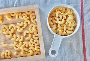 Dry Elbow Macaroni Pasta Stock Photo CartoonDealer 1535388