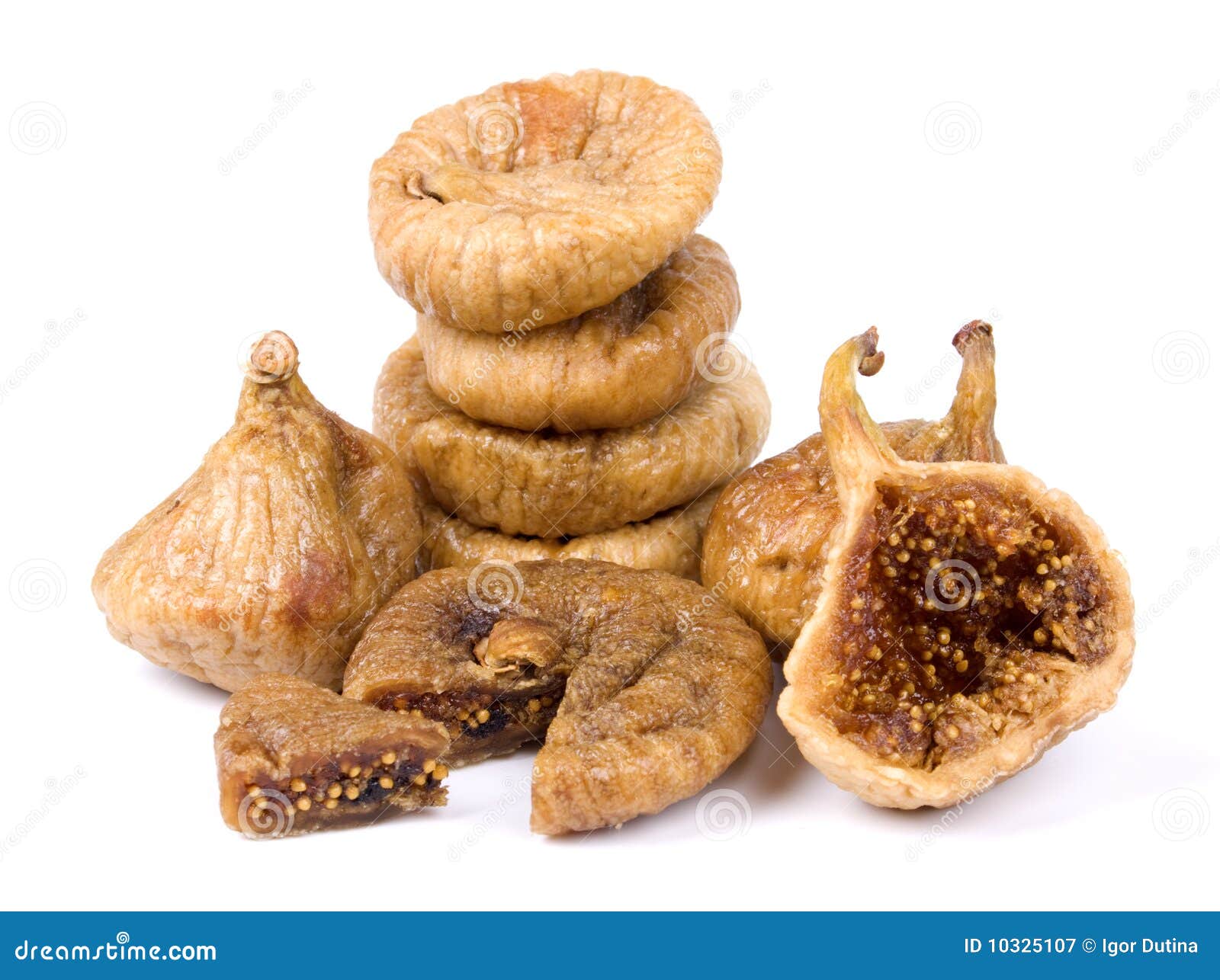 Dried Figs Isolated on White Stock Image Image of dessert, isolated