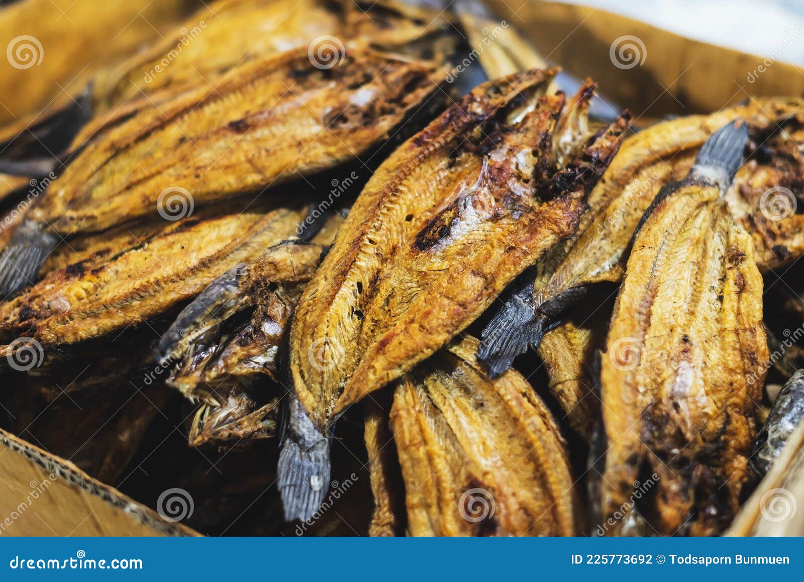 Dried Fish is an Asian Food Preservation Method Stock Photo Image of