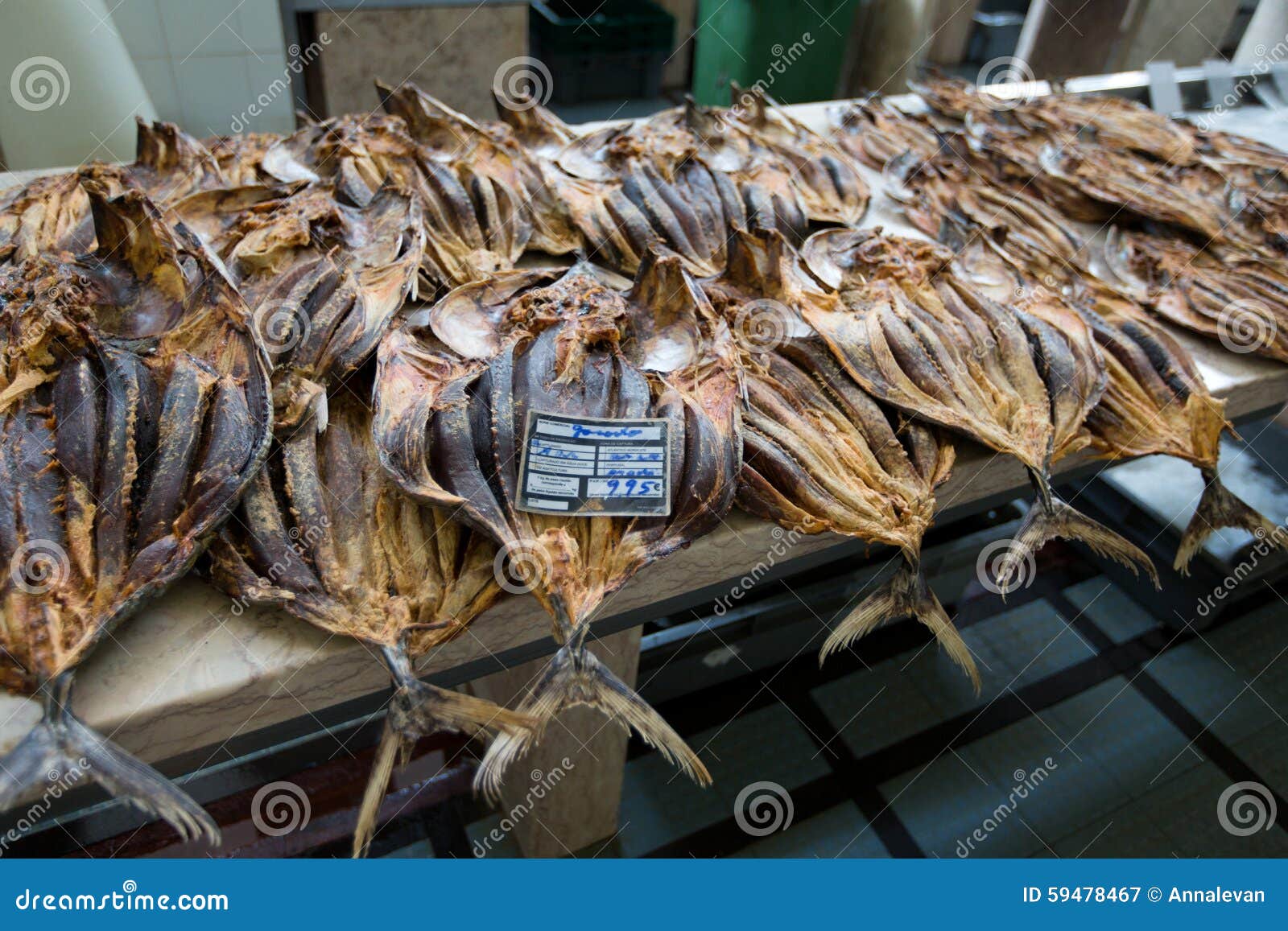 Dried Fish on Display on a Market Stock Image Image of dried, fishing