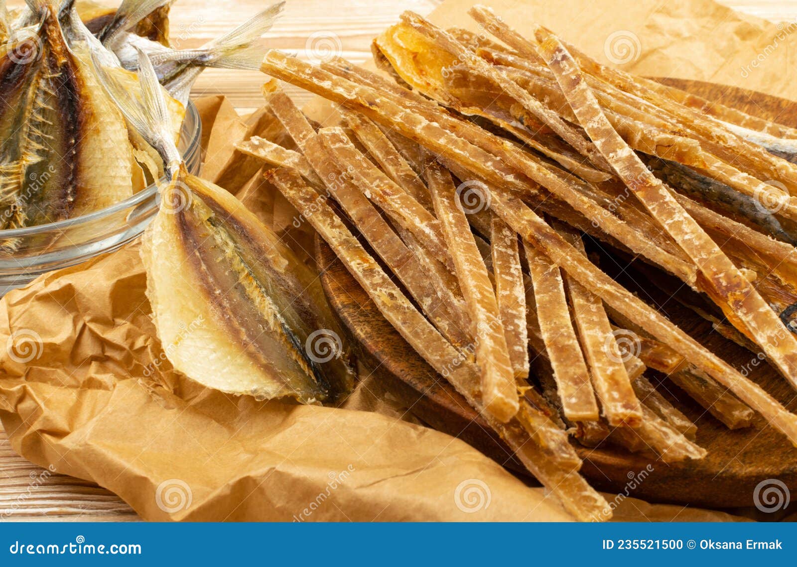 fish, stockfish, dried fish. smoked fish