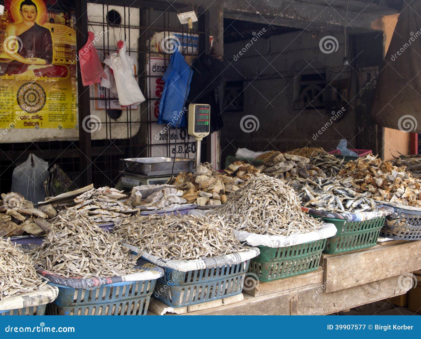 Dried fish market stock image. Image of food, dried, diet 39907577