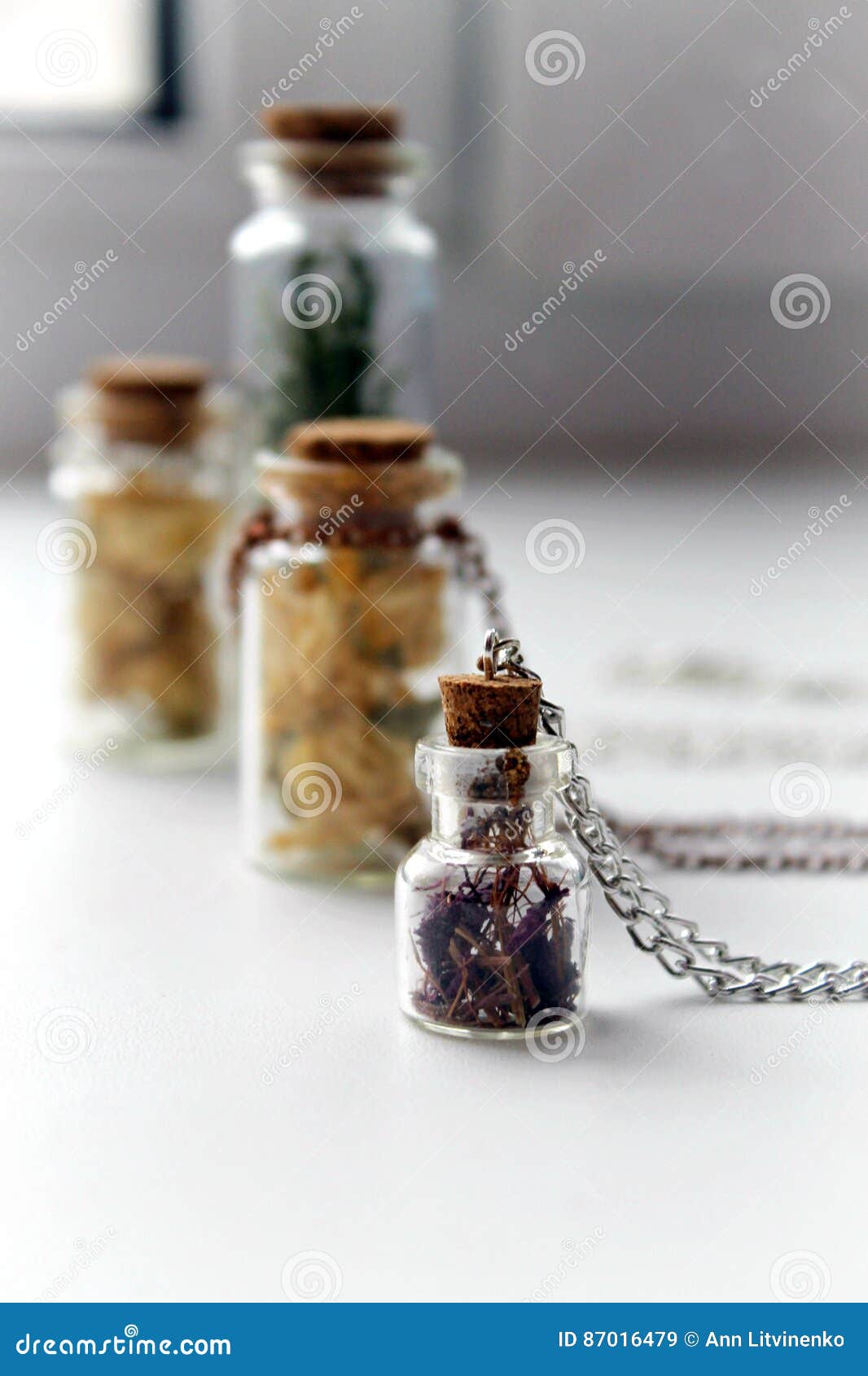 Dried flowers bottles stock image. Image of handcraft 87016479