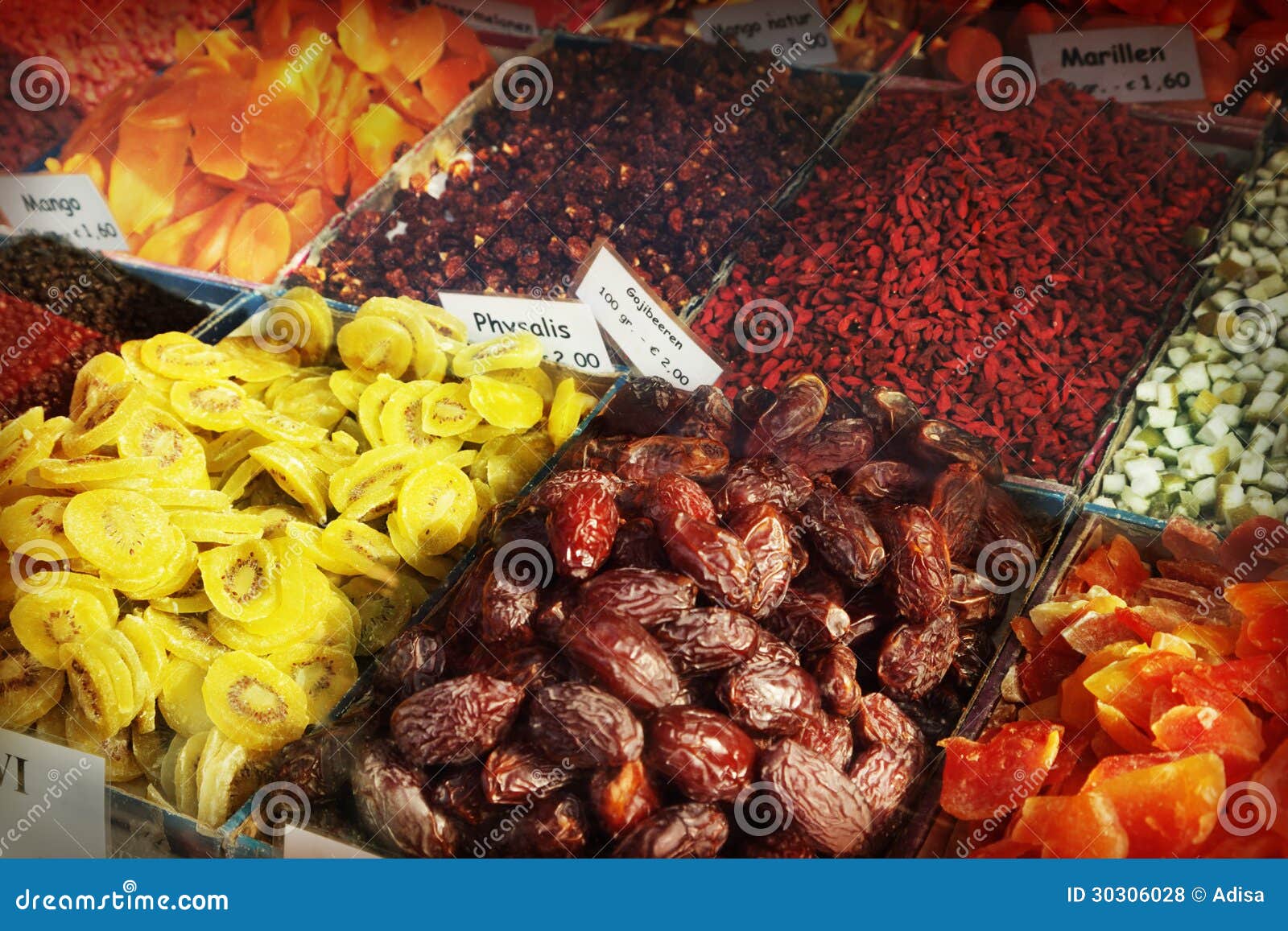 Dried fruit market stock photo. Image of fruits, assorted 30306028