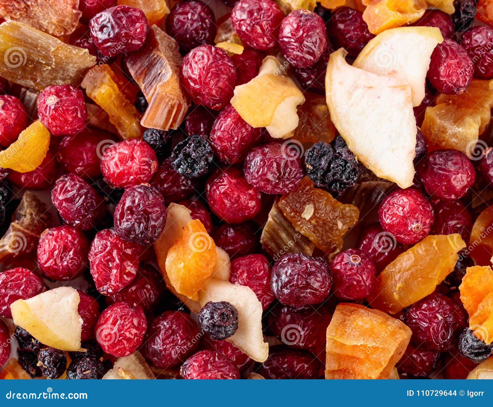 Dried fruits and berries. stock photo. Image of nutrition 110729644