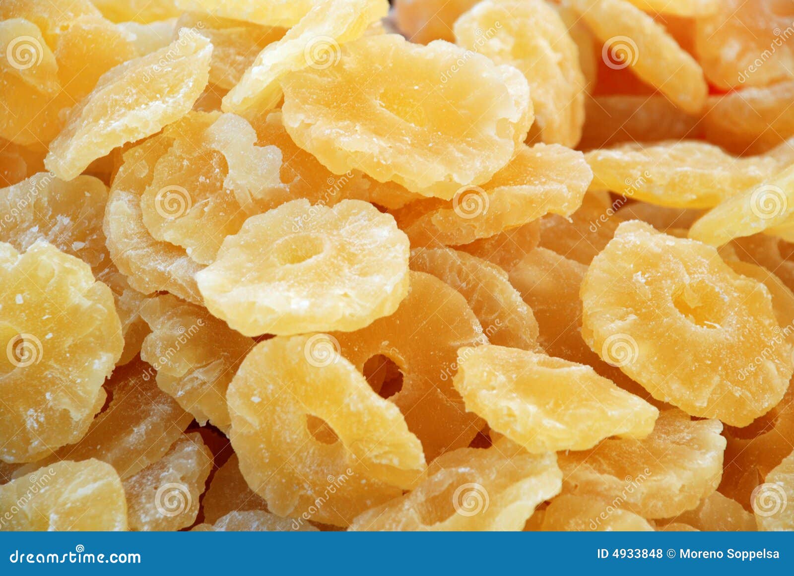 Dried fruits Pineapple stock photo. Image of fruits 4933848