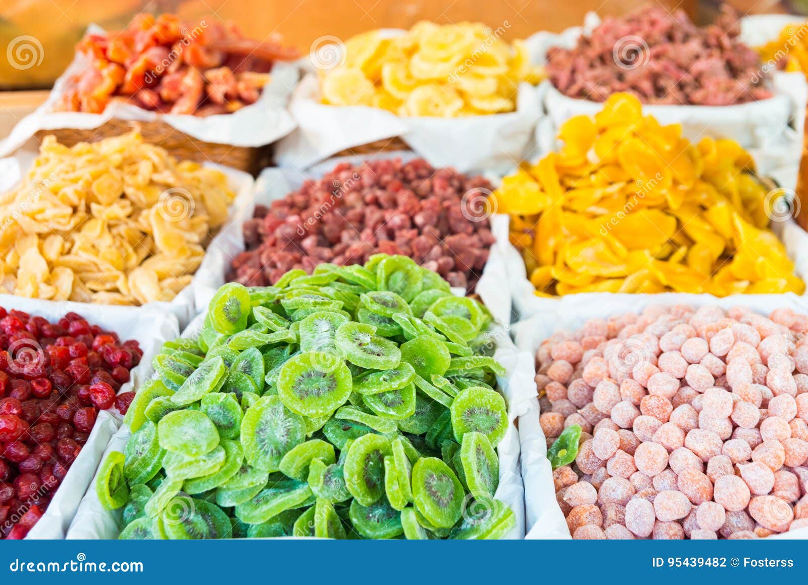 Dried fruits stock photo. Image of orange, shopping, market 95439482