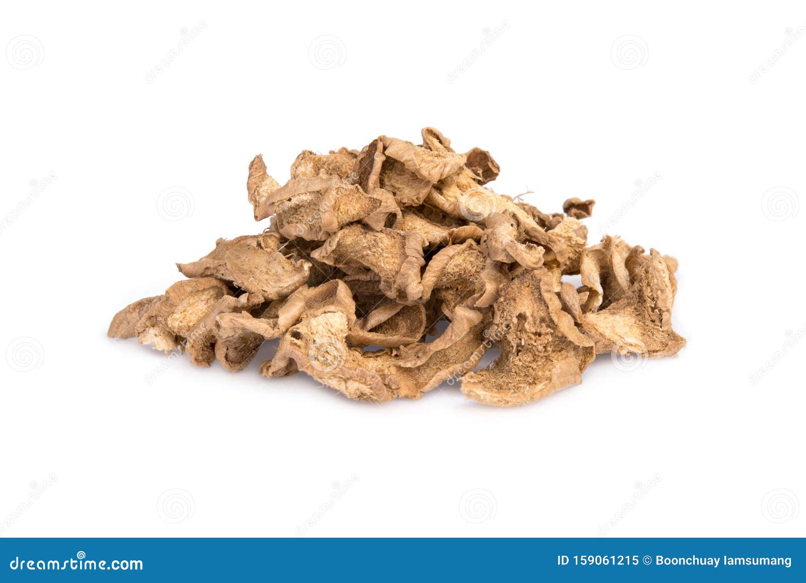 Dried Ginger Isolated on White Stock Image Image of cuisine, chopped