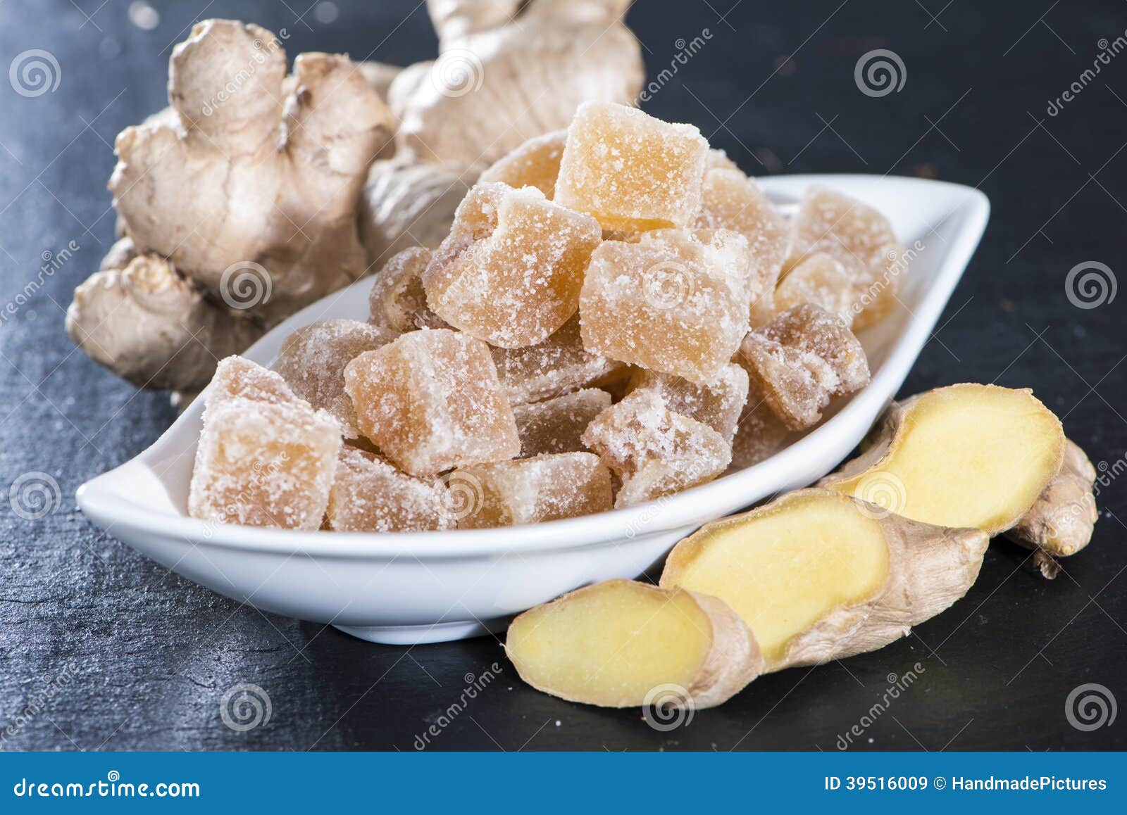 Dried Ginger with Sugar stock image. Image of herbal 39516009