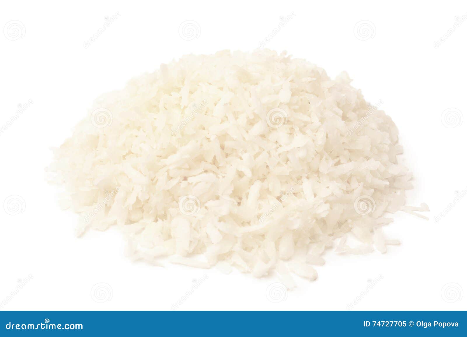 Dried grated coconut stock image. Image of cooking, heap 74727705