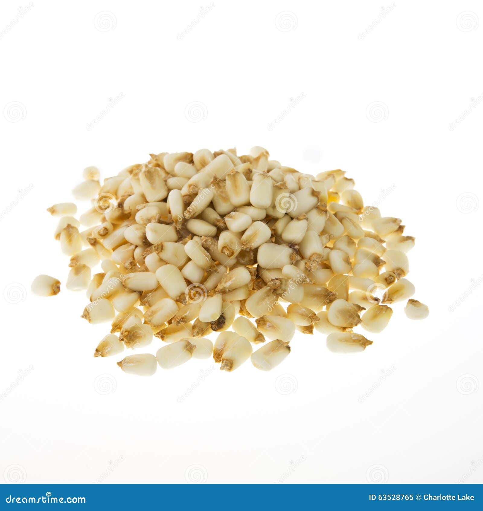 dried hominy on white