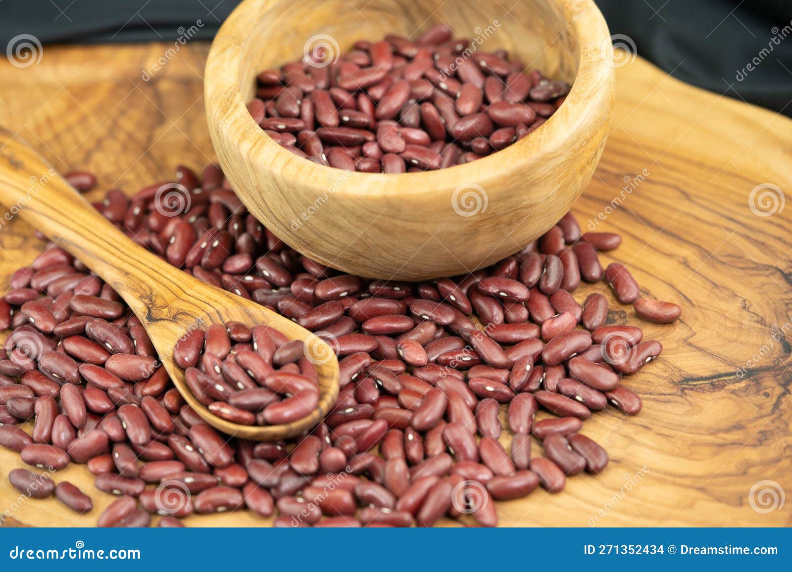 Dried kidney beans stock photo. Image of meal, agriculture 271352434