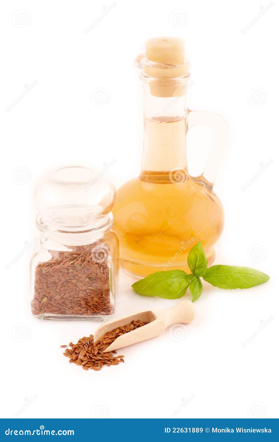 Dried Linseed with Macerated Oil Stock Image Image of hygiene