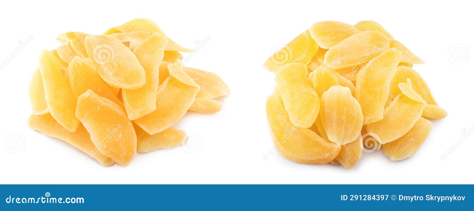 Dried Mango with Sugar on White Background Stock Image Image of nutrient, fruit 291284397