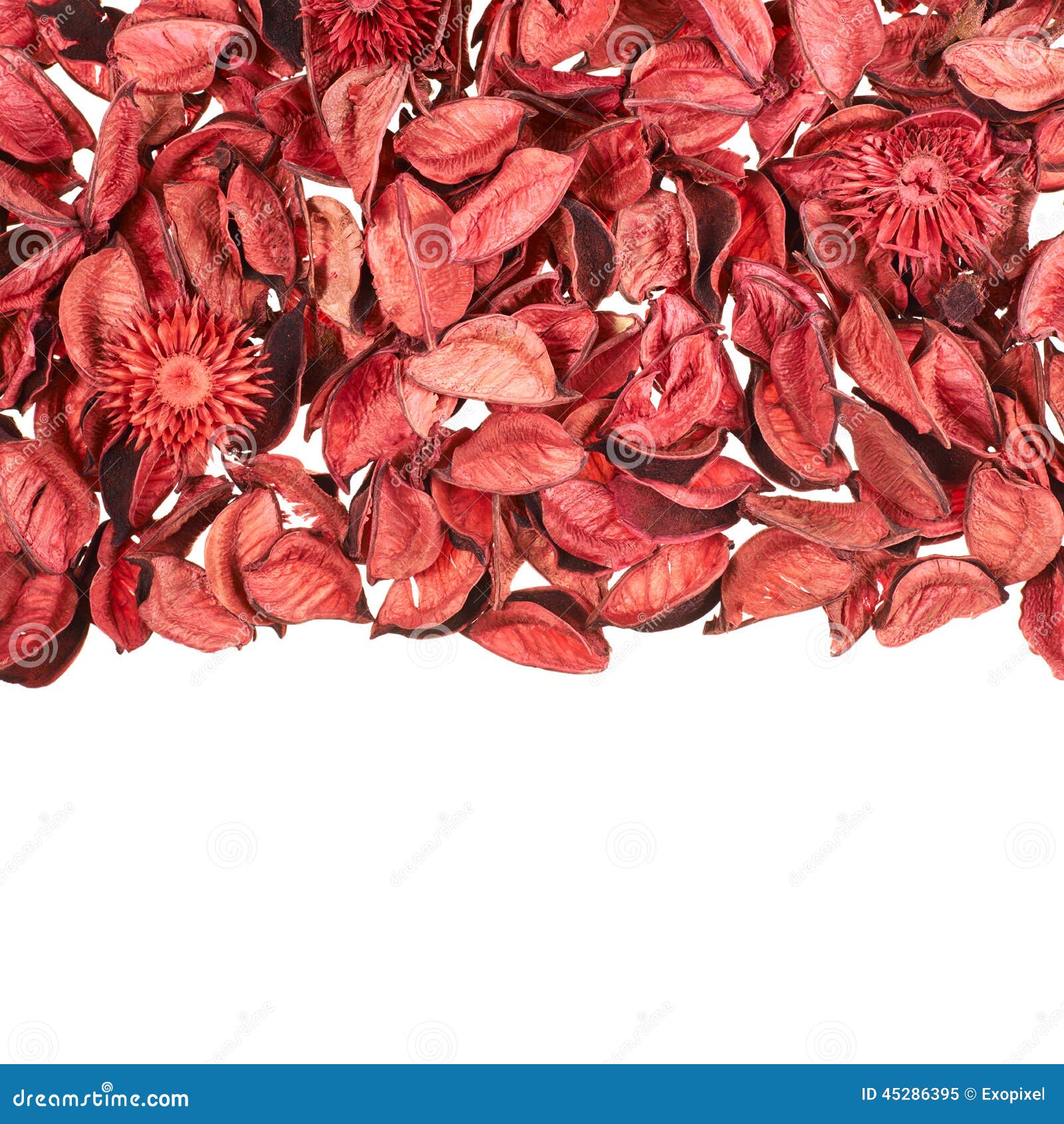 Dried Medley Potpourri Leaves Stock Image Image of isolated, flower