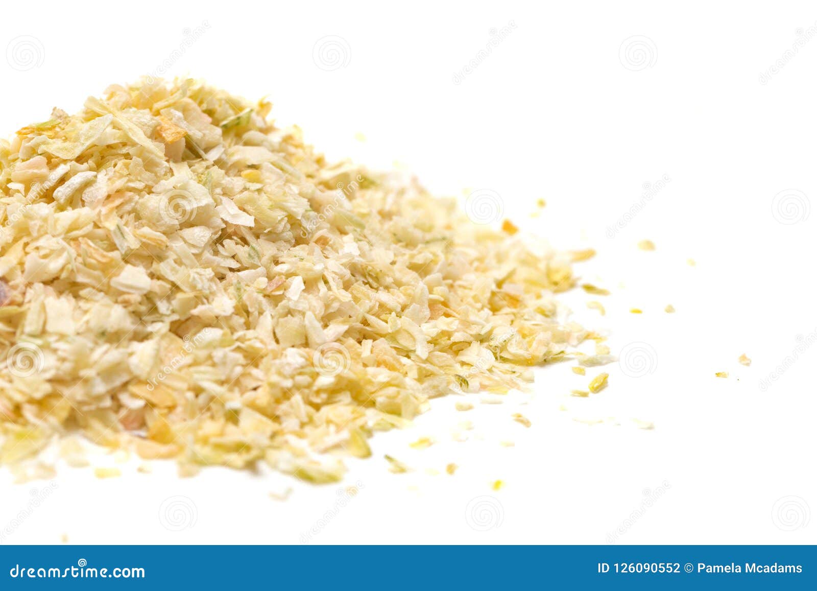 Dried Minced Onions stock photo. Image of natural, heap 126090552