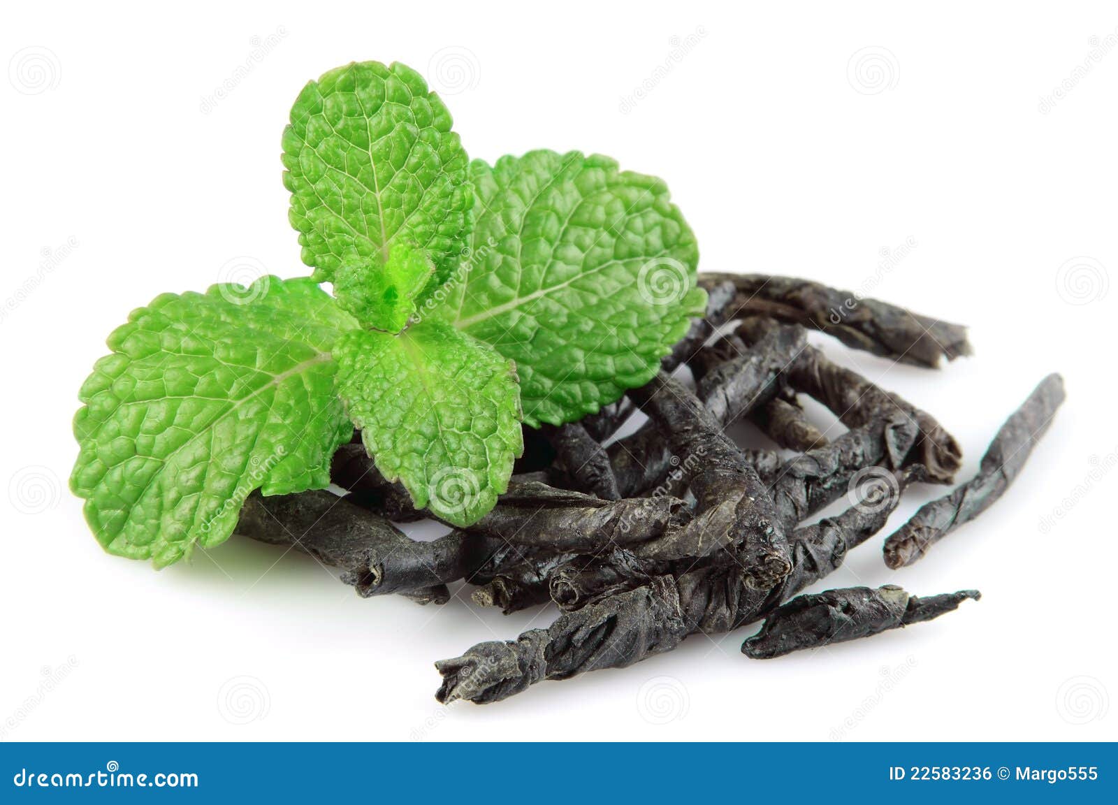 dried mint tea