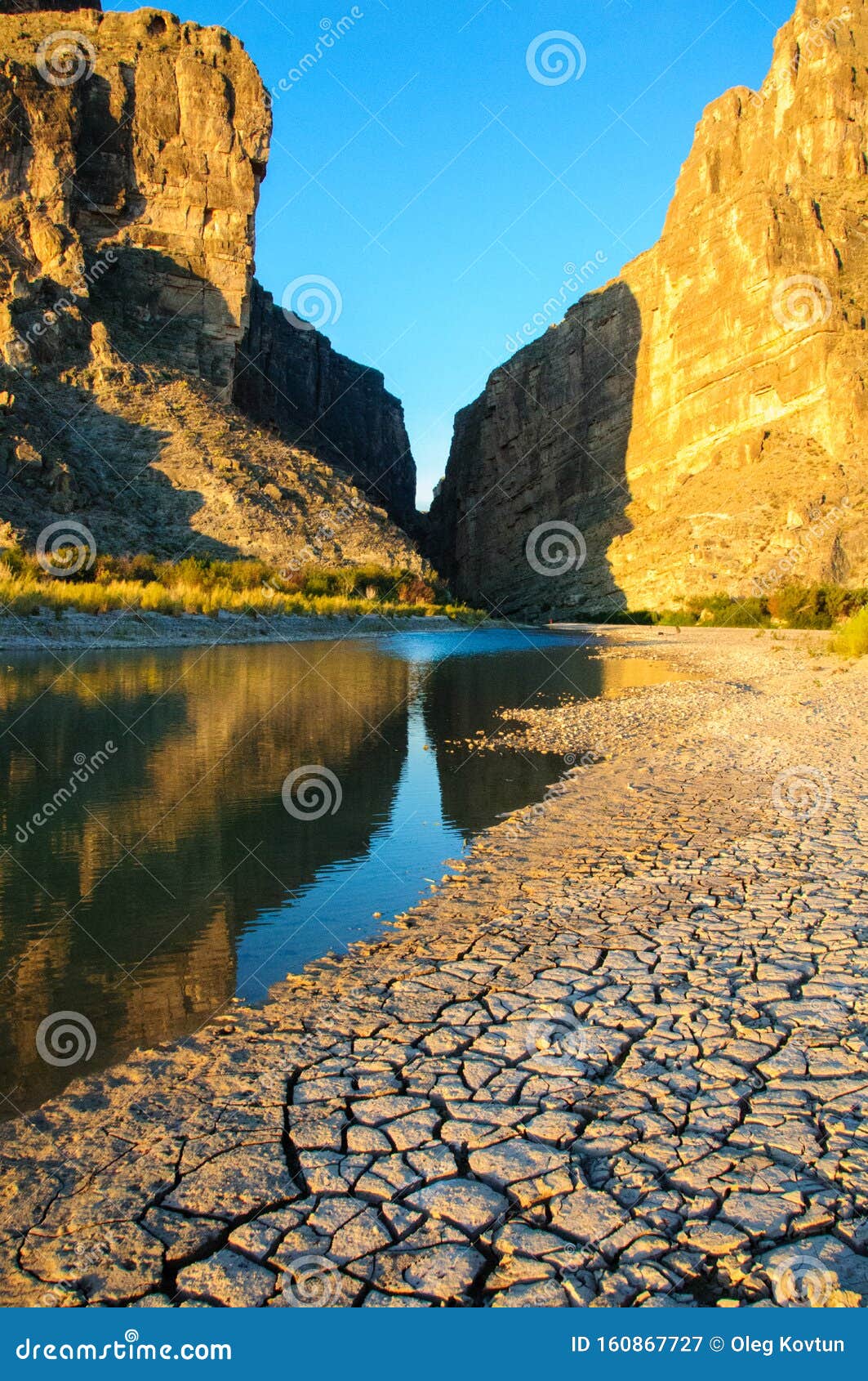 santa elena canyon and rio grande. big bend national park