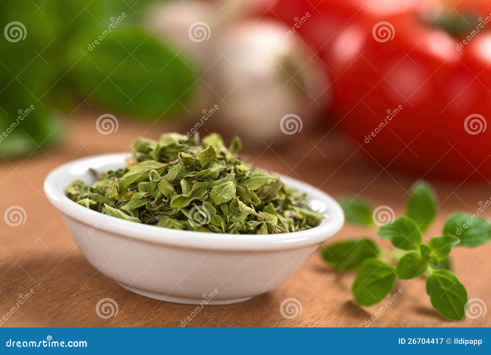 Dried Oregano stock image. Image of bowl, dried, horizontal 26704417