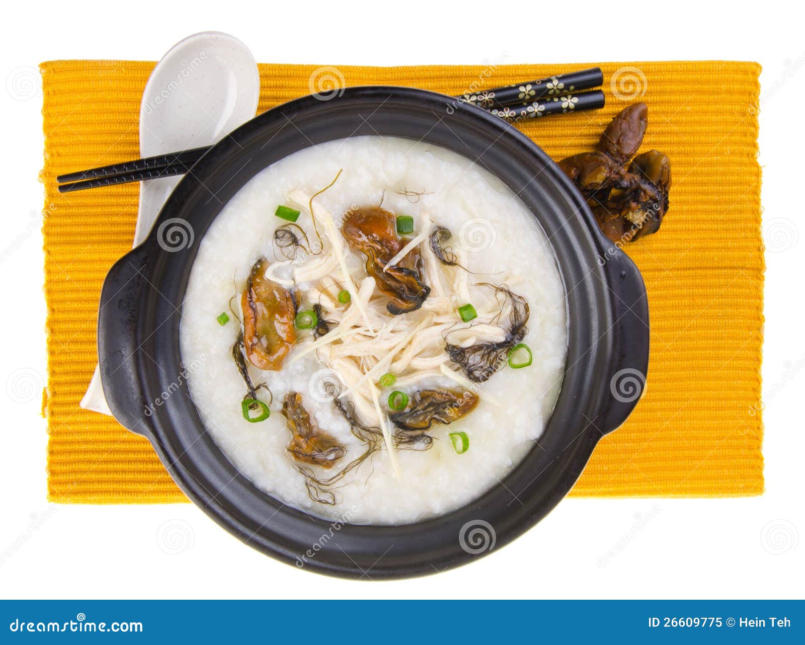Dried Oysters Porridge Rice Gruel Stock Image Image of restaurant, food 26609775