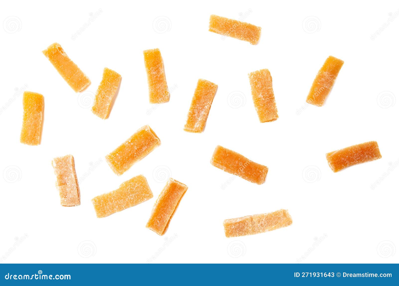 Dried Papaya Isolated on White Background. Stock Image Image of macro, healthy 271931643