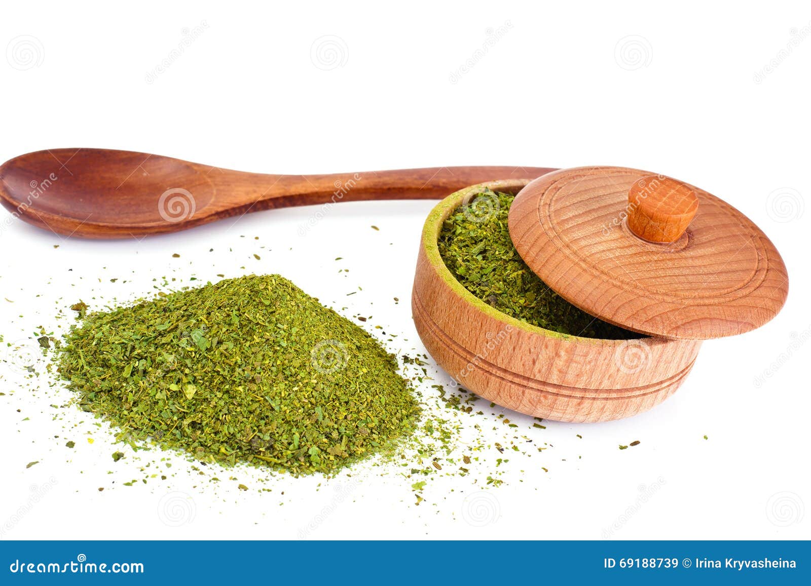 Dried Parsley Seasoning stock image. Image of background 69188739