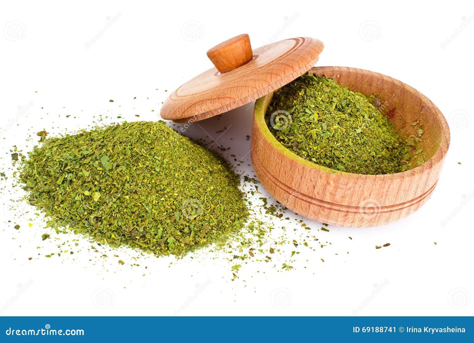 Dried Parsley Seasoning stock image. Image of parsley 69188741